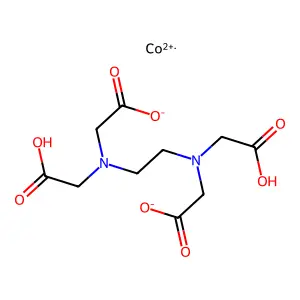 Monocobalt-edta structure