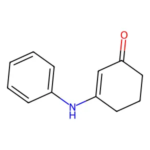 3-(Phenylamino)-2-cyclohexen-1-one structure