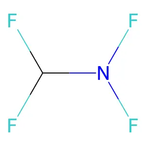 N,N,1,1-Tetrafluoromethylamine structure