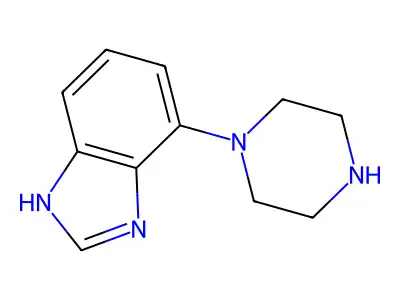 1-(1H-benzimidazol-4-yl)piperazine structure