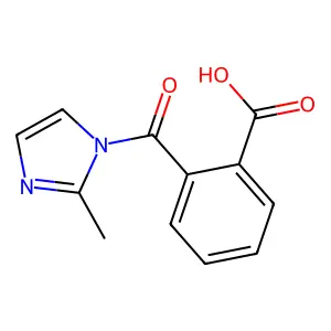 2-(2-Methylimidazole-1-carbonyl)benzoic acid structure