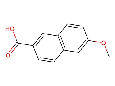 6-Methoxy-2-Naphthoic Acid structure