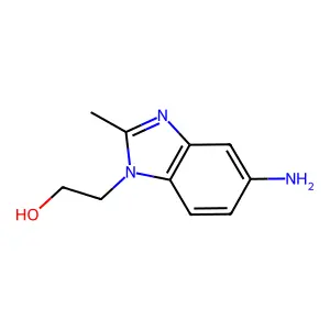 2-(5-Amino-2-methyl-benzoimidazol-1-yl)-ethanol structure