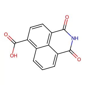 1,3-Dioxo-2,3-dihydro-1H-benzo[de]isoquinoline-6-carboxylic acid structure