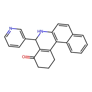5-Pyridin-3-yl-2,3,5,6-tetrahydro-1H-benzo[a]phenanthridin-4-one structure