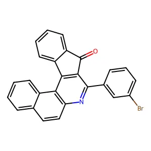 8-(3-Bromophenyl)-9H-benzo[f]indeno[2,1-c]quinolin-9-one structure