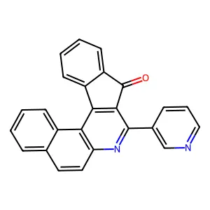 8-(pyridin-3-yl)-9H-benzo[f]indeno[2,1-c]quinolin-9-one structure