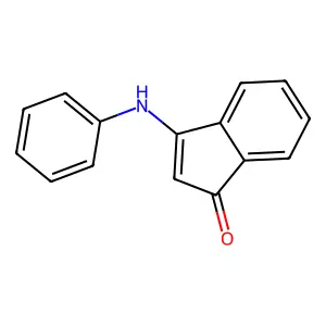 3-(Phenylamino)inden-1-one structure