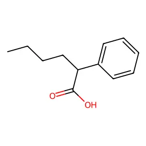 α-丁基苯乙酸 structure