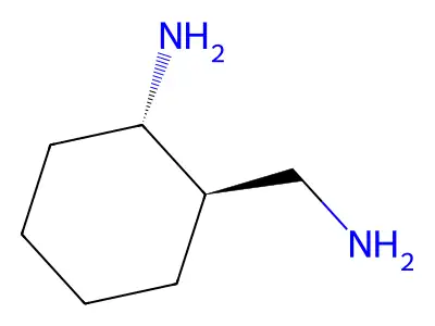 (1S,2R)-2-(aminomethyl)cyclohexan-1-amine structure