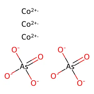 砷酸钴 structure