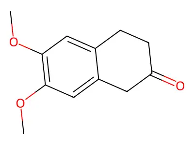 6,7-Dimethoxy-2-tetralone structure