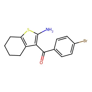3-(4-Bromobenzoyl)-4,5,6,7-tetrahydro-1-benzothiophen-2-amine structure