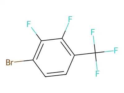 1-Bromo-2,3-difluoro-4-(trifluoromethyl)benzene structure