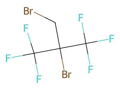 2-Bromo-2-(bromomethyl)-1,1,1,3,3,3-hexafluoropropane structure