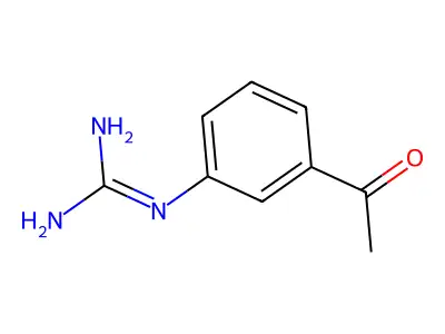 N-(3-Acetylphenyl)guanidine structure