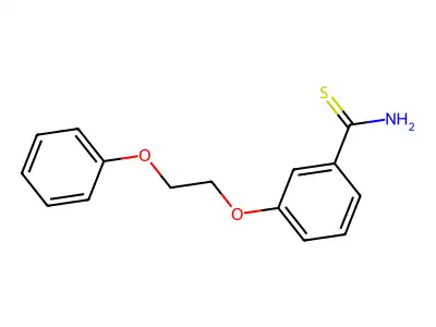 3-(2-Phenoxyethoxy)benzenecarbothioamide structure