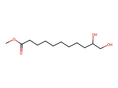 Methyl 10,11-dihydroxyundecanoate structure