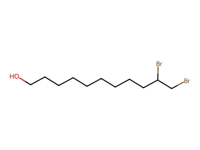 1-Undecanol, 10,11-dibromo- structure