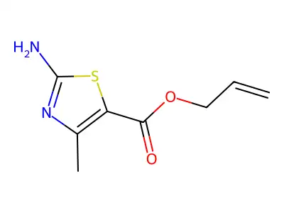 Prop-2-enyl 2-amino-4-methyl-1,3-thiazole-5-carboxylate structure