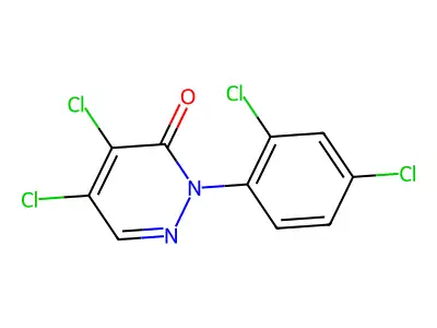4,5-Dichloro-2-(2,4-dichlorophenyl)-2,3-dihydropyridazin-3-one structure