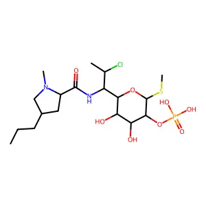 克林霉素磷酸酯 structure
