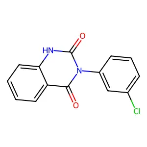 3-(3-chlorophenyl)-4a,5,6,7,8,8a-hexahydro-1H-quinazoline-2,4-dione structure