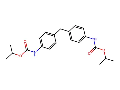 4,4'-Methylenebis(isopropyl N-phenylcarbamate) structure