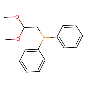 (2,2-Dimethoxyethyl)(diphenyl)phosphane structure