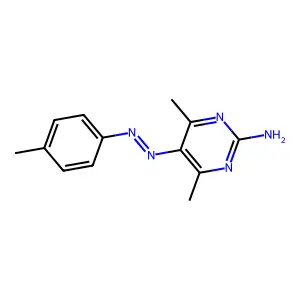 4,6-Dimethyl-5-[(4-methylphenyl)diazenyl]pyrimidin-2-amine structure