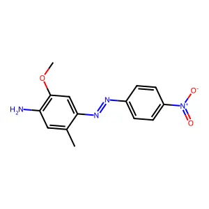 2-Methoxy-5-methyl-4-[2-(4-nitrophenyl)diazenyl]benzenamine structure