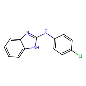 N-(Benzimidazol-2-yl)-4-chloroaniline structure