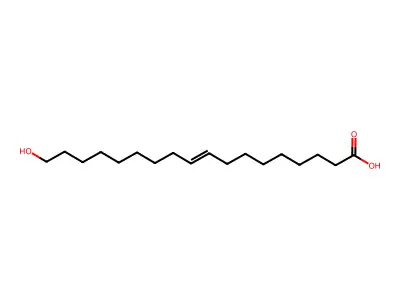 18-Hydroxy-9-octadecenoic acid structure