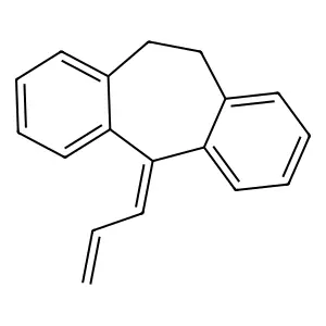 5-Prop-2-en-1-ylidene-10,11-dihydro-5H-dibenzo(a,d)(7)annulene structure