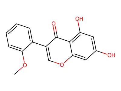 5,7-dihydroxy-3-(2-methoxyphenyl)-4H-chromen-4-one structure