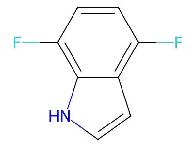 4,7-difluoro-1H-indole structure