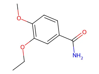 3-Ethoxy-4-methoxybenzamide structure
