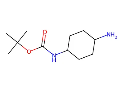 N-t-Butyloxycarbonyl-1,4-trans-diaminocyclohexane hydrochloride structure