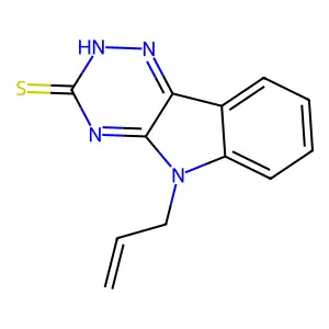 5-Allyl-5H-[1,2,4]triazino[5,6-b]indole-3-thiol structure