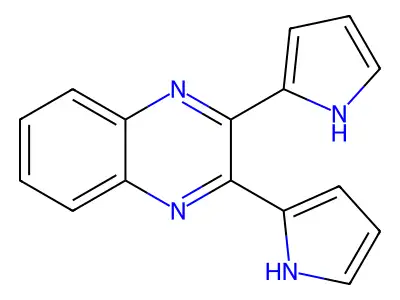 Quinoxaline, 2,3-di-1H-pyrrol-2-yl- structure