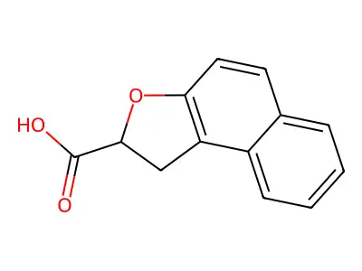 1,2-Dihydronaphtho[2,1-b]furan-2-carboxylic acid structure