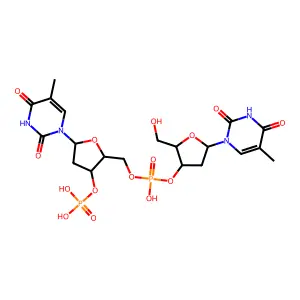Thymidylyl-(3'-5')-thymidine monophosphate structure