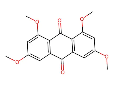 9,10-Anthracenedione, 1,3,6,8-tetramethoxy- structure