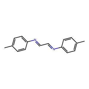 Benzenamine, N,N'-1,2-ethanediylidenebis[4-methyl- structure