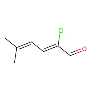 2,4-Hexadienal, 2-chloro-5-methyl- structure