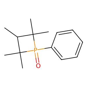 2,2,3,4,4-Pentamethyl-1-phenyl-phosphetane 1-oxide structure
