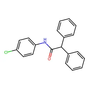 N-(4-chlorophenyl)-2,2-diphenylacetamide structure