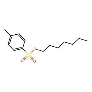 Heptyl p-toluenesulfonate structure