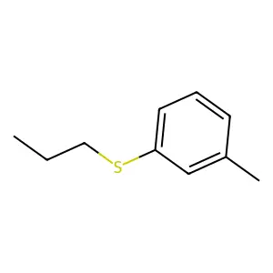 Propyl m-tolylsulfide structure