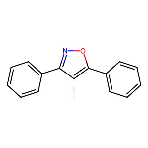 4-Iodo-3,5-diphenylisoxazole structure